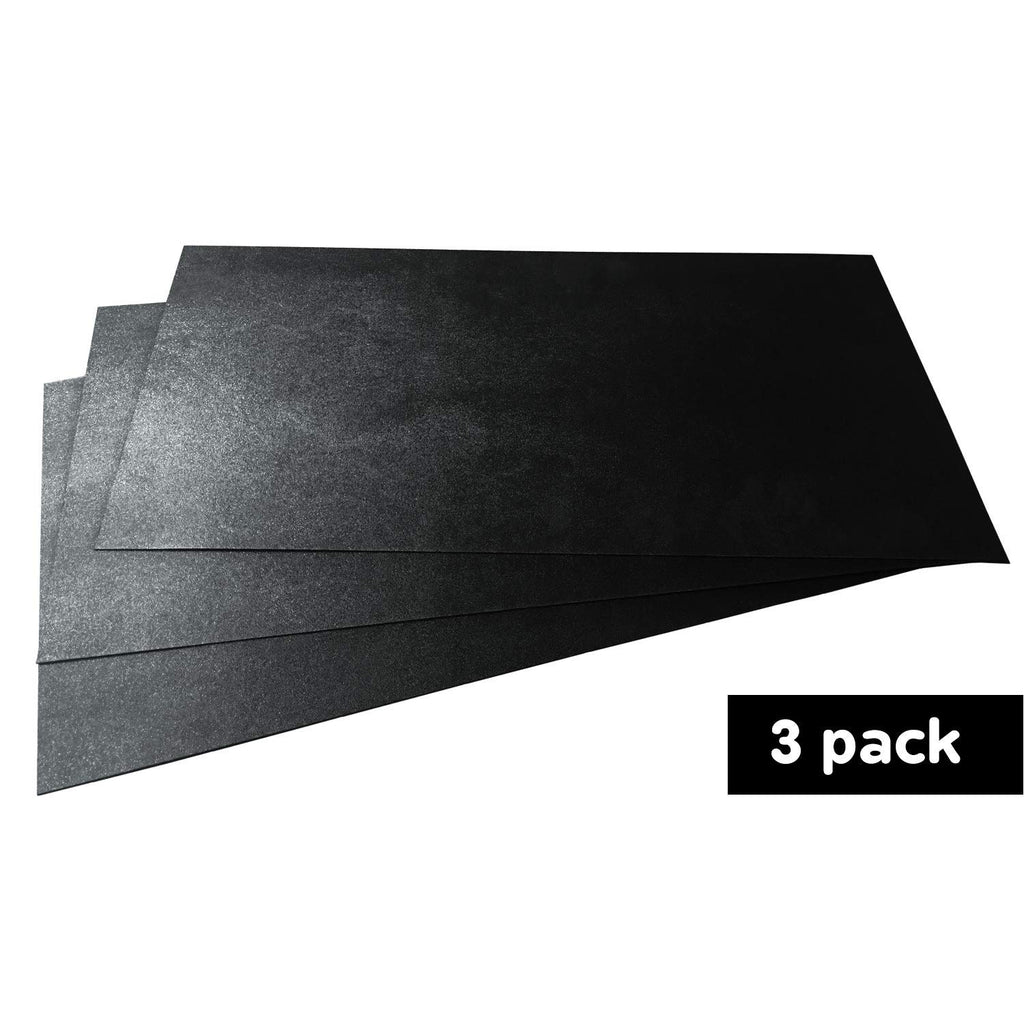 3 Pack 12 x 24 x .062 ABS Plastic Sheets, Moldable Plastic Sheets